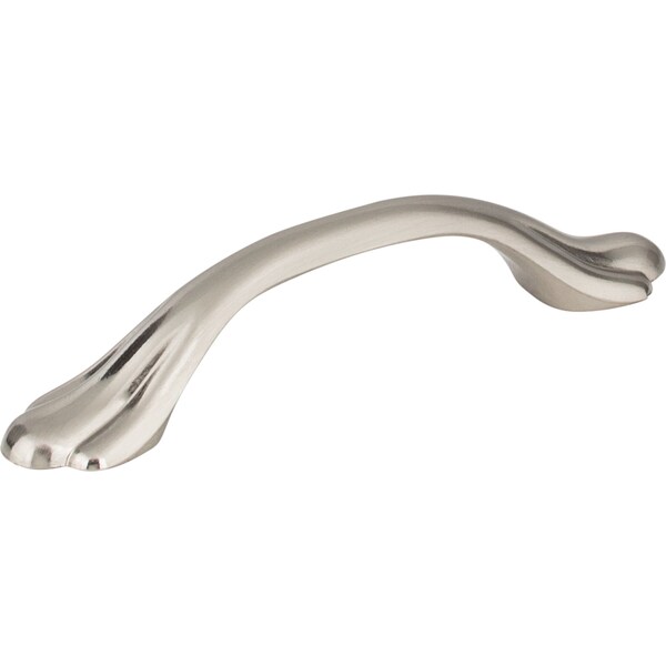 Elements 3" Center-to-Center Satin Nickel Gatsby Cabinet Pull 3208SN - main